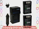 Wasabi Power Battery and Charger Kit for Fujifilm NP-140 FinePix S100FS S200EXR S205XR
