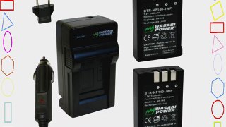 Wasabi Power Battery and Charger Kit for Fujifilm NP-140 FinePix S100FS S200EXR S205XR