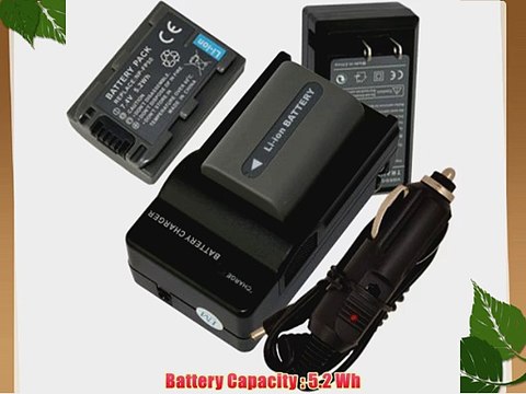 2Pcs Battery Charger for Sony DVD HandyCam DCR-DVD105 DCR-DVD202E DCR-DVD203 DCR-DVD203E DCR-DVD205