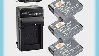DSTE? (3-pack) DMW-BCM13E Rechargeable Li-ion Battery   Wall