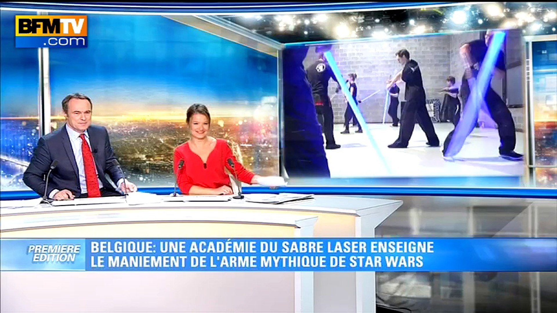 Star Wars: une école pour manier le sabre laser en Belgique - Vidéo  Dailymotion