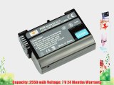 DSTE 2pcs EN-EL15 Li-ion Battery for Nikon EN-EL15 and Nikon 1 V1 D600 D750 D800 D800E D7000