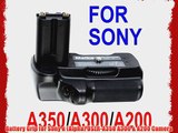 Neewer? Vertical Battery Grip for Sony Alpha A350 A300 A200 Digital SLR Cameras -Replacement