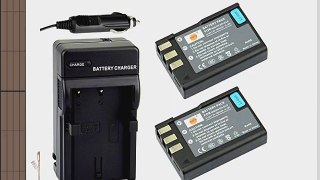 DSTE 2x EN-EL9 ENEL9 Li-ion Battery   DC15 Charger for Nikon D40 D40x D60 D3000 D5000 Camera