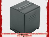 Hitachi DZ-BD10HA Camcorder Battery Lithium-Ion (2200 mAh) - Replacement for Panasonic CGA-DU21U