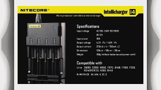 IT Mall Nitecore Intelli i4 Li-ion/Ni-MH/Ni-Cd Battery Charger for 26650 22650 18650 17670