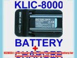 NEEWER? Wall Charger   Klic-8000 Replacement Battery for Kodak Z1012 IS Z1015 IS Z1085 IS
