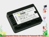 Wasabi Power Battery for Panasonic VW-VBY100 and Panasonic HC-V110 HC-V130 HC-V201