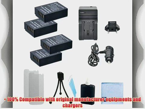 4 NP-W126 Rechargeable Batteries Car/Home Charger For Fujifilm X-A1 X-M1 X-E1 X-E2 HS30EXR