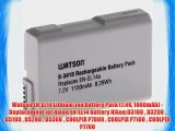 Watson EN-EL14 Lithium-Ion Battery Pack (7.4V 1000mAh) -Replacement for Nikon EN-EL14 Battery