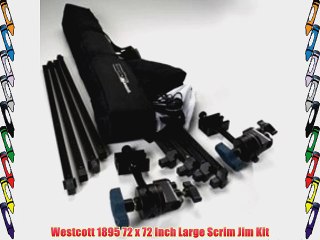 Westcott 1895 72 x 72 Inch Large Scrim Jim Kit