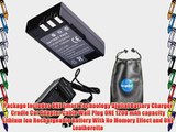 Amsahr S-ENEL9 Digital Replacement Battery Plus Travel Charger for Nikon EN-EL9 EN-EL9a - Includes