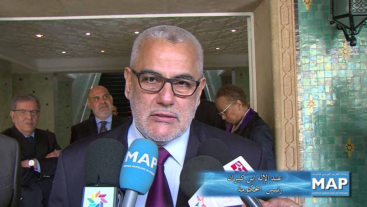 ابن كيران يتباحث مع الوزير الأول بسان فانسون وغرونادين