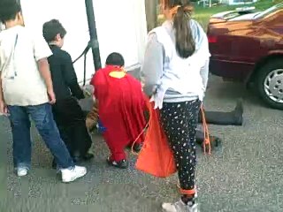 Scaring people on Halloween part 1