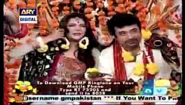 Mishi, Hira, Mani, Juggan Doing Re Marraige of Nida Yasir & Yasir Nawaz In Live Show