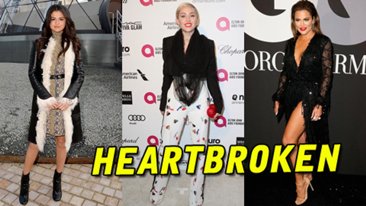 HEARTBROKEN CELEBS | Miley Cyrus, Selena Gomez,...