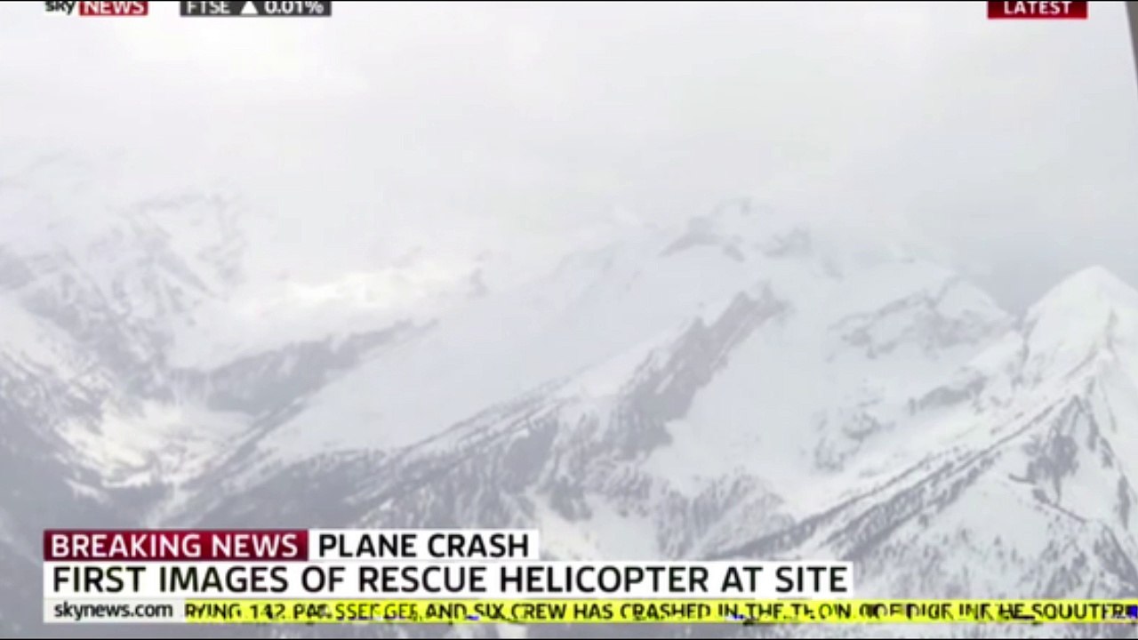 VIDEO - Premières images du site du crash de l'A320 entre Digne-les-Bains et Barcelonnette