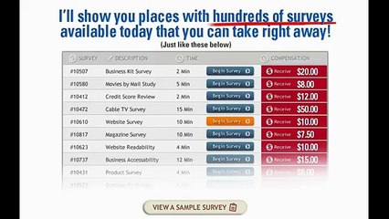 paid surveys at home it good!
