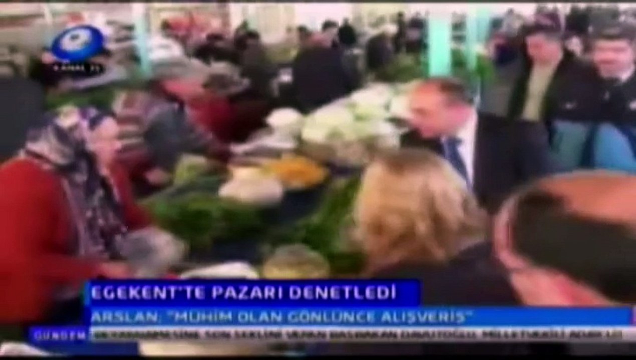 Kanal 35'te yayınlanan '' Çiğli Belediye Başkanı Hasan ARSLAN Egekent Pazar Yerinde esnafı dinledi ''. Haberi