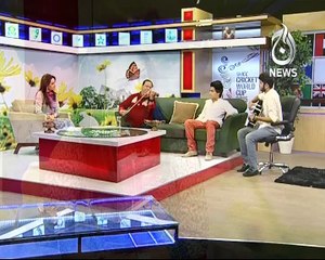AAJ SUBH WITH NUSRAT HARIS 24-March 2015