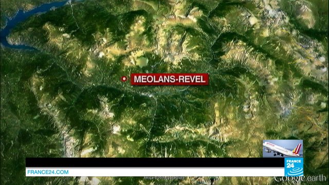 CRASH Airbus A320 : Premières images des environs de la zone du crash - Germanwings