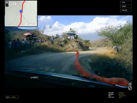 rally mexico 2015 camara interior dani sordo Tramo 12