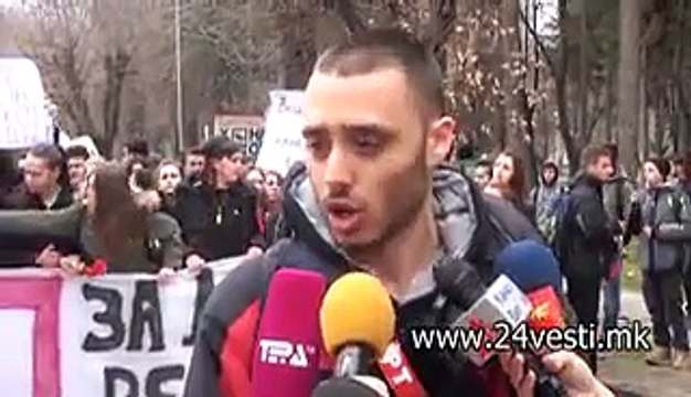 15 H IZJAVI SREDNOSKOLCI BITOLA PROTESTI 24 03