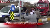 Diyarbakır'da polisten biber gazlı müdahale