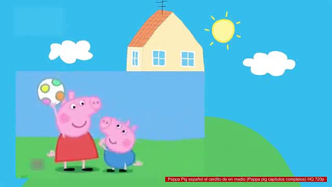 Peppa Pig español el cerdito de en medio (Pappa pig capitulos completos) HQ 720p