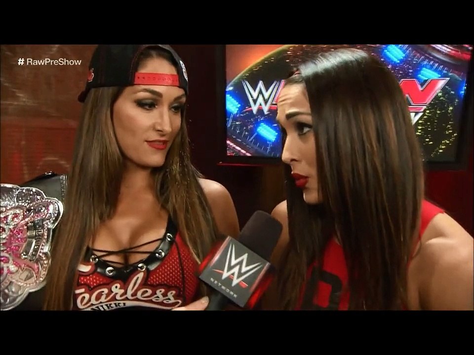 Renee Young interviews The Bella Twins (23-3-15)