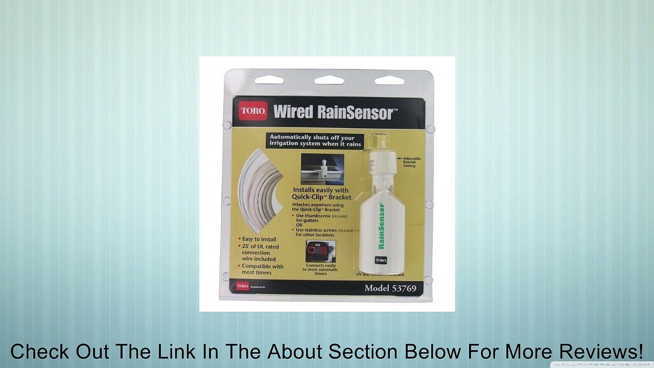 Toro Co M/R Irrigation 53769 Wired Rain Sensor Review