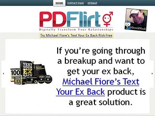 Michael Fiore Products And Books Text Your Ex Back