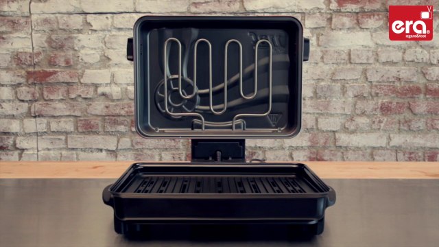 ERA SM-5 JETT Double-sided Automatic Cooker / Time Setting + Cast Cooking Plate + Top and Bottom Resistances + Removable Trays