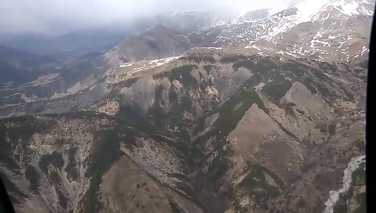 VIDEO - La zone du crash de l'A320 GermanWings : le massif des trois évêchés