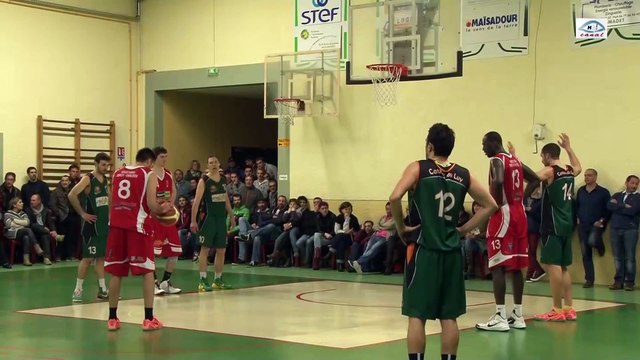 Buzzer beater dans un match de basket en (France)