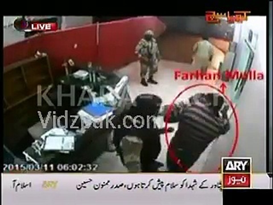 نائن زیرو پر رینجرز کے چھاپے کی ویڈیو