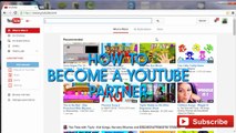 How to Become a Youtube Partner V12