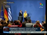 Tsipras y Merkel no llegan a acuerdo en rescate económico griego