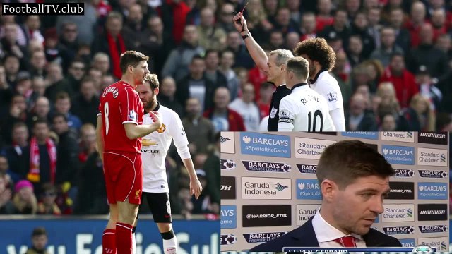 Liverpool vs Manchester United 1 - 2 - Steven Gerrard post-match interview - YouTube