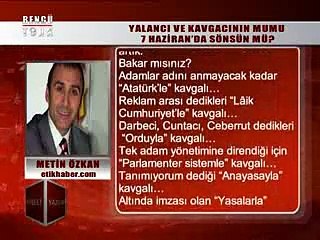 KÖŞELİ YAZILAR - METİN ÖZKAN 24.03.2015