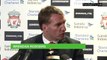 Liverpool manager Brendan Rodgers- Steven Gerrard was frustrated watching us first-half - YouTube