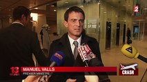 Manuel Valls réagit au crash de l'A320 dans les Alpes