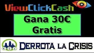 ViewClickCash, 30€ de Saldo Gratis !!