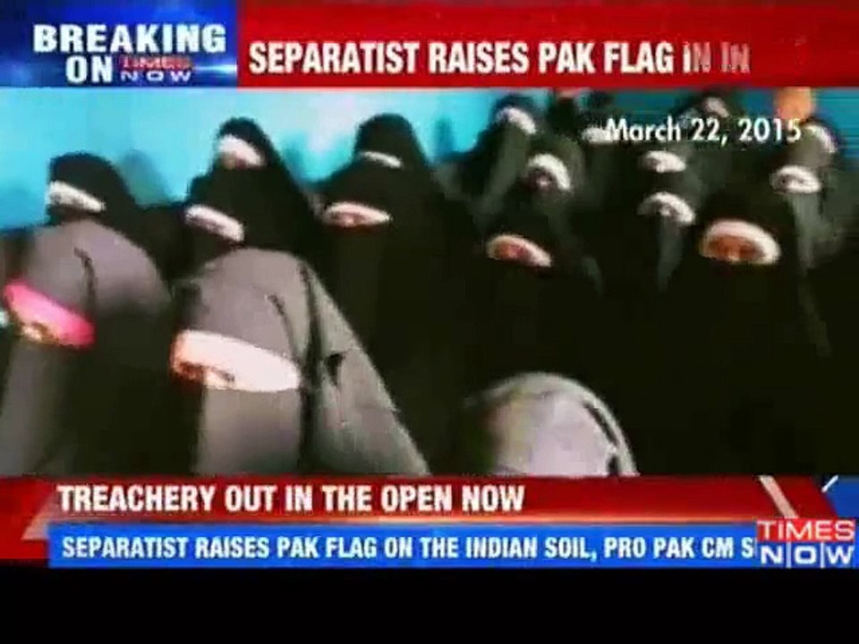 See Indian Media is Reporting on Pakistani Lady Celebrating '23rd March in Kashmir