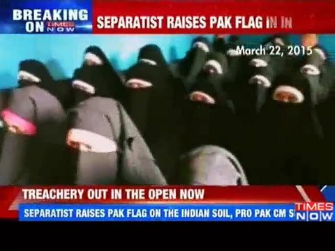 See Indian Media is Reporting on Pakistani Lady Celebrating '23rd March in Kashmir