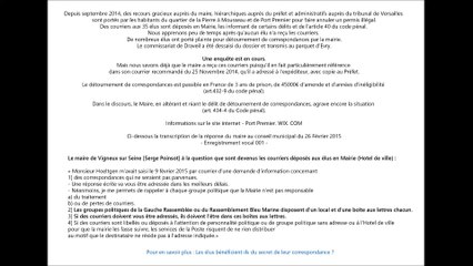 DETOURNEMENT DE CORRESPONDANCES