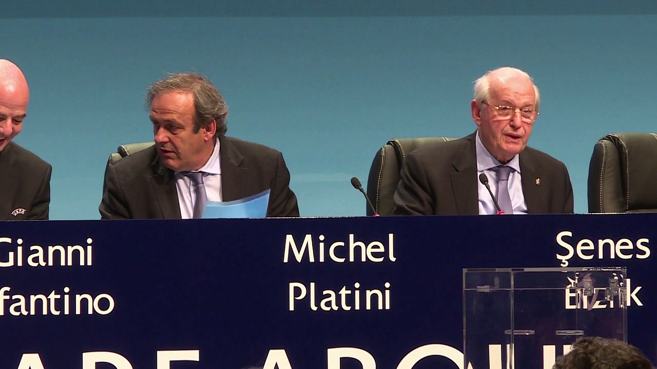 Platini é reeleito presidente da Uefa