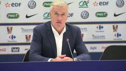 Foot - Bleus : Deschamps (extrait après France-Suède)