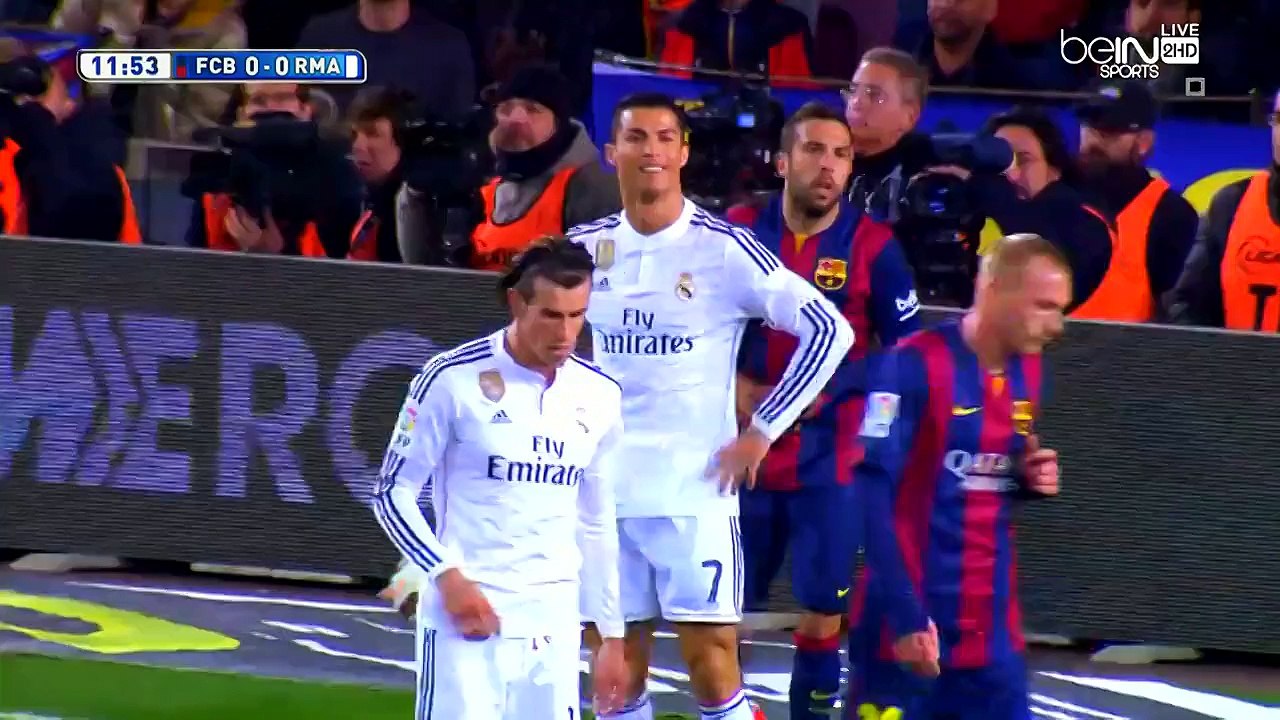 مباراة برشلونة و ريال مدريد (2-1) الشوط الاول
