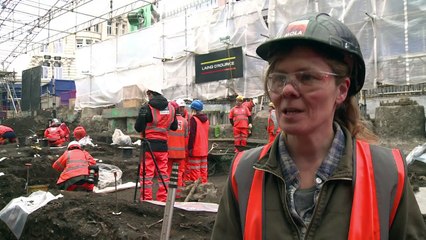 3.000 esqueletos bajo la City de Londres